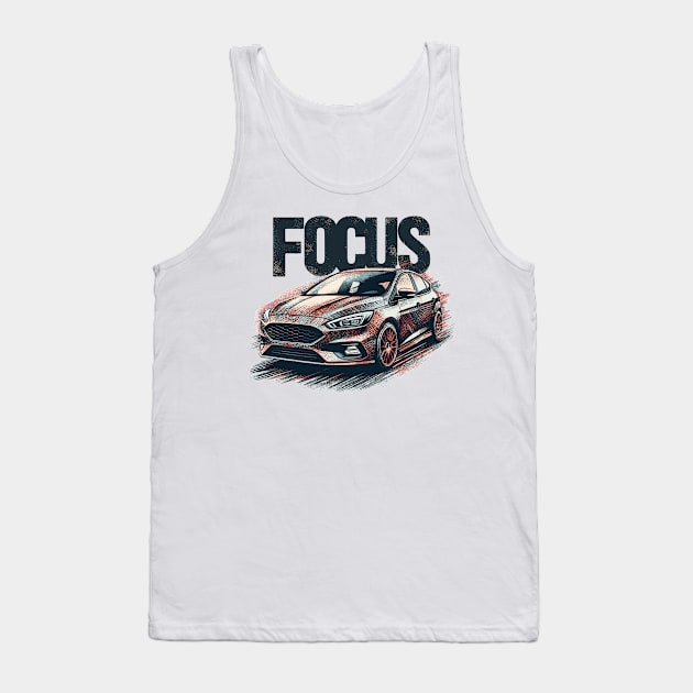 Ford Focus Tank Top by Vehicles-Art